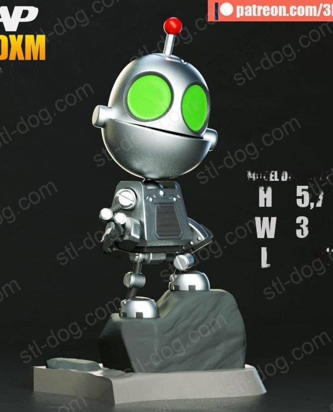 《Clank Chibi》3D打印模型图纸